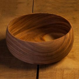 Bol à soupe en acacia