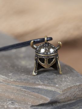 Pendentif casque à lunette viking