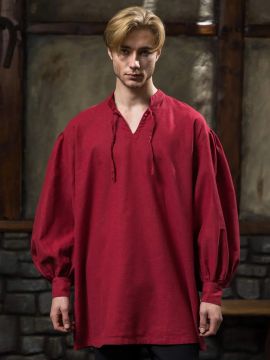 Chemise impériale Warhammer Armoury Type A Rouge foncé