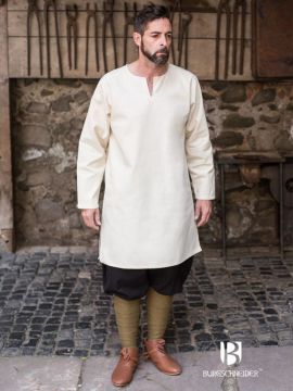 Tunique en coton peigné, blanc-écru XXXL