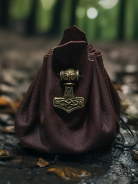 Sac en cuir Mjölnir marron