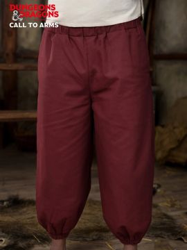 Pantalon de moine bordeaux