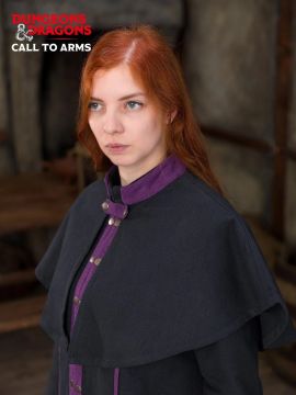 Capelet de démoniste noir et lilas