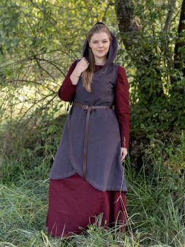Robe portefeuille Dala en gris XXL/XXXL