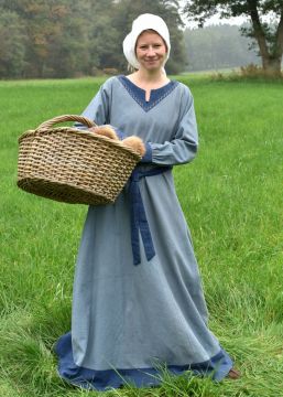 Robe viking Freydis en bleu