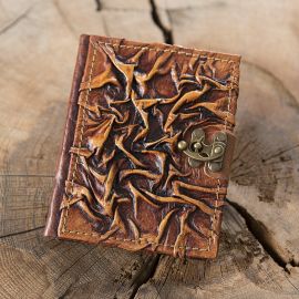 Carnet médiéval en cuir