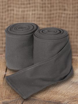 Bandes à enrouler en toile - couleur grise(370 cm)