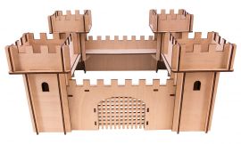 Chateau en bois 3D