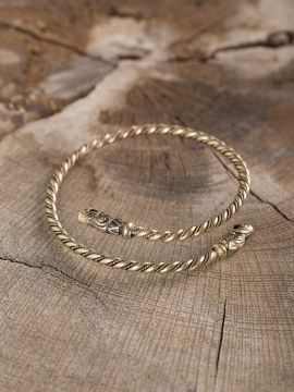 Bracelet viking spirale en bronze