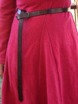Ceinture médiévale en cuir 190 cm