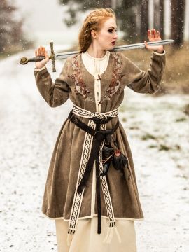 Manteau Viking Birka Skadi Sable