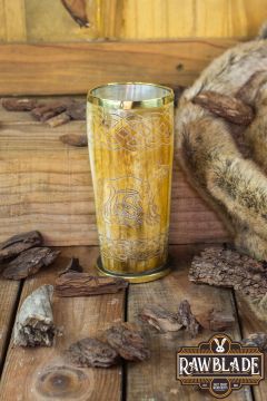Mug en corne chien celtique