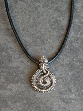 Amulette serpent de Gørding argentée