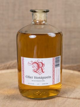 Bouteille d'apothicaire renfermant de l'hydromel