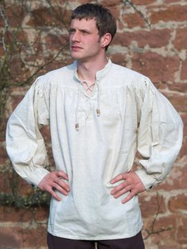 Chemise médiévale S | blanc-écru