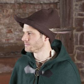 Chapeau de Robin des Bois en marron