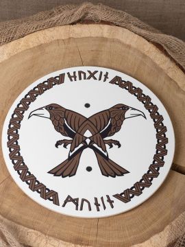 Bouclier viking pour enfant "Hugin & Munin"