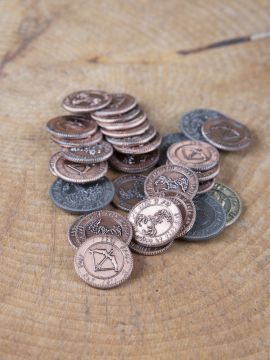 Pièces de monnaie GN Elfes sans pochette en cuir