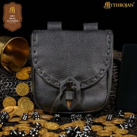 Sac banane avec fermeture en corne noire