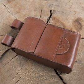 Grande sacoche de ceinture en cuir