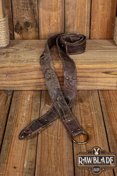 Ceinture anneau Hunter marron