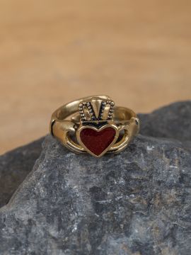 Bague Claddagh en bronze