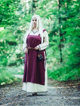 Tunique Viking, en rouge