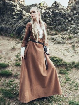 Robe viking Freya sable XXL