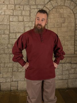 Chemise Bartold bordeaux