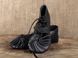 Ballerines médiévales pour enfants 31/32 | noir