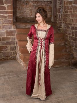Robe médiévale avec capuche