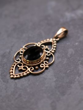 Pendentif avec onyx noir