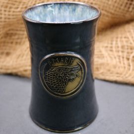 Mug en céramique avec motif Fenrir, noir