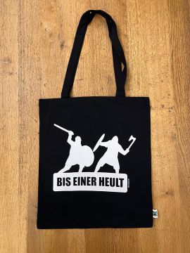 Sac en coton "Jusqu'à ce qu'un hurle" - motif viking