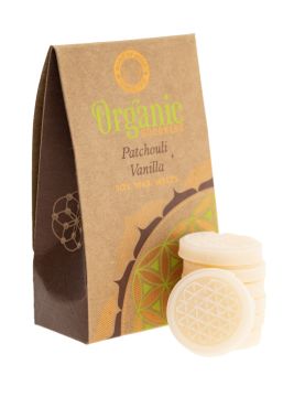 Palets de cire parfumés patchouli-vanille