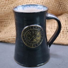 Chope à motif Vegvísir, noire