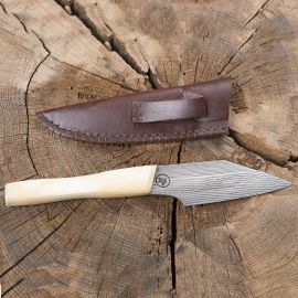 Couteau Viking à lame damassée