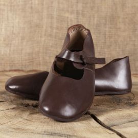 Chaussures médiévales en cuir