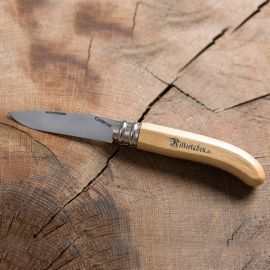 Couteau de poche avec manche en bois