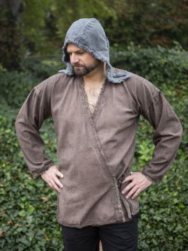 Veste croisée Enso, marron