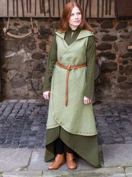 Robe portefeuille Dala en vert