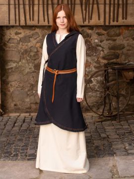 Robe portefeuille Dala en noir L/XL