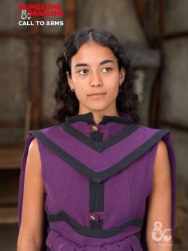 Cape de sorcier D&D lilas /noir