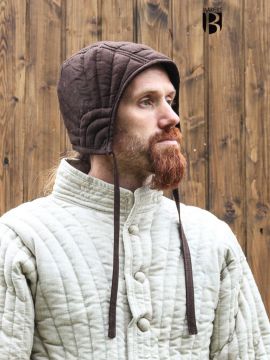 Calot rembourré Eisenbrück en marron
