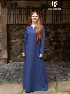 Sous-robe en coton bleue marine XXXL