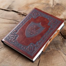 Livre en cuir Dragon ailé