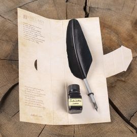 Set de calligraphie avec plume noire