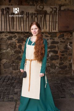 Robe tablier Gyda couleur chanvre