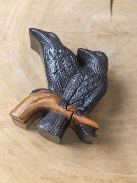 Coffret en bois Hugin & Munin