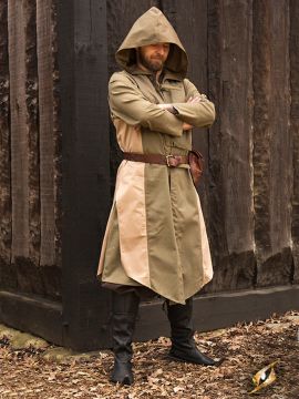 Manteau Altair beige-vert olive L/XL